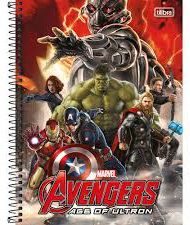 Caderno Espiral 1 Matéria 96fls - CD - Avengers - Tilibra - Cod.8096