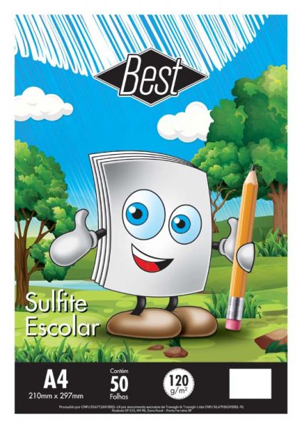 Papel Sulfite 120g A4 50fls - Best