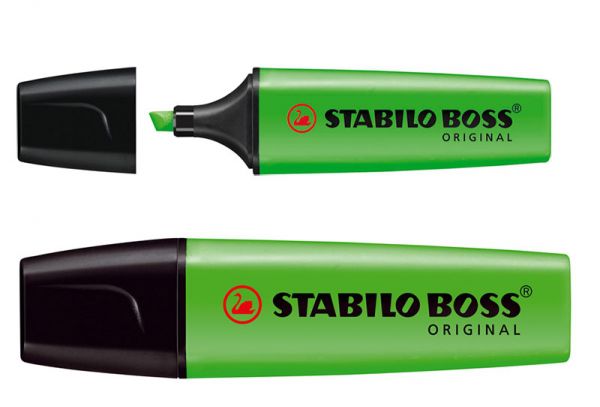 Caneta Marca Texto Boss Verde - Stabilo