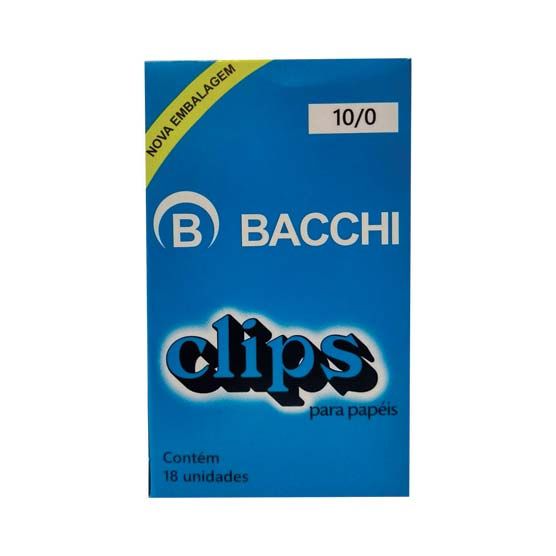 Clips Galvanizado Bacchi 10/0 18un - Bacchi