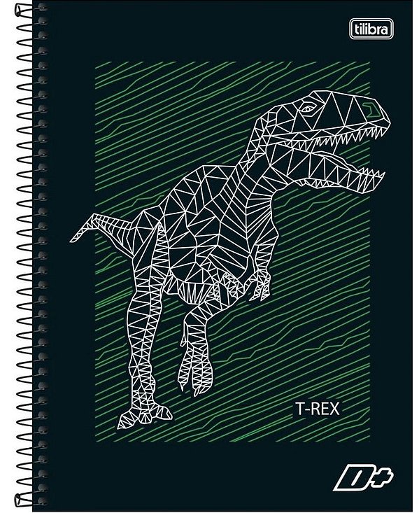 Caderno Espiral 10 Matérias CD D+ Raptor - Tilibra