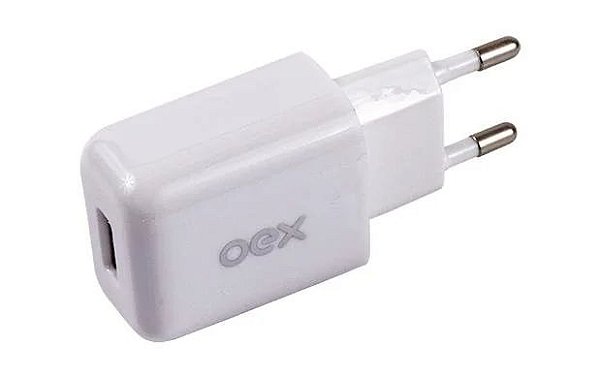 Carregador de Tomada USB CG-200 Branco – Oex