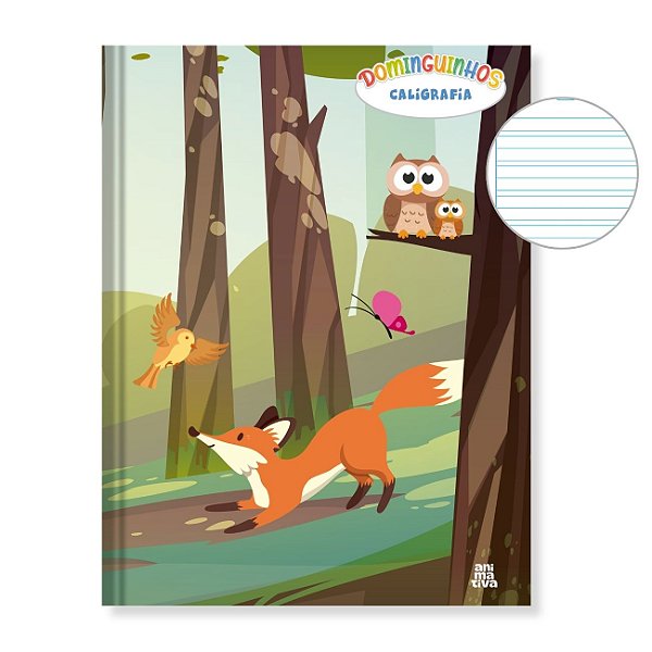 Caderno de Caligrafia 40 Folhas Capa Dura Dominguinhos – São Domingos Animativa