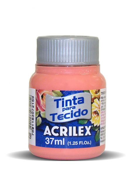Tinta para Tecido 37ml Flamingo - Acrilex