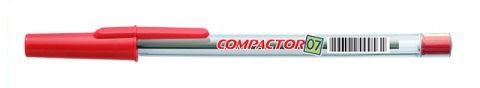 Caneta Esf. Ponta Fina 0.7 Vermelha - Compactor