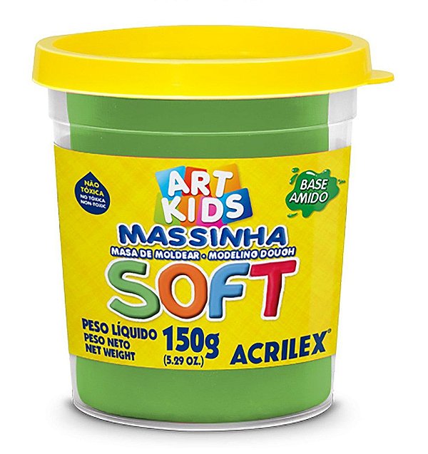 Massa de Modelar Soft 150g Verde - Acrilex