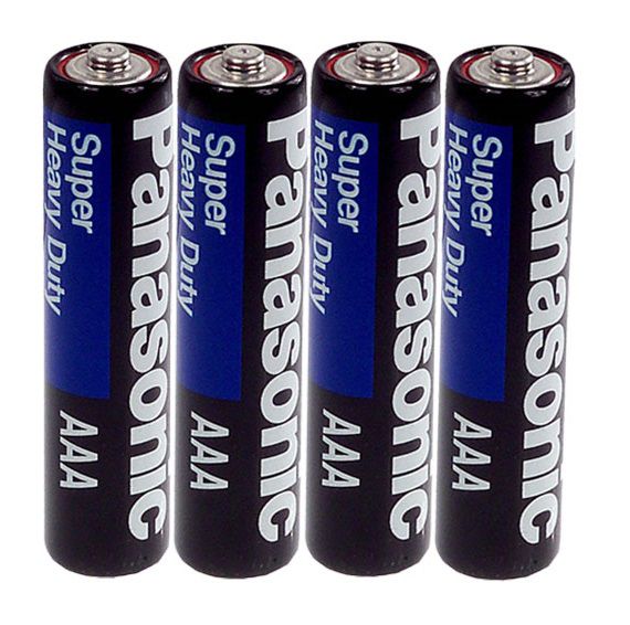 Pilha Comum AAA c/4 unid. Palito - Panasonic