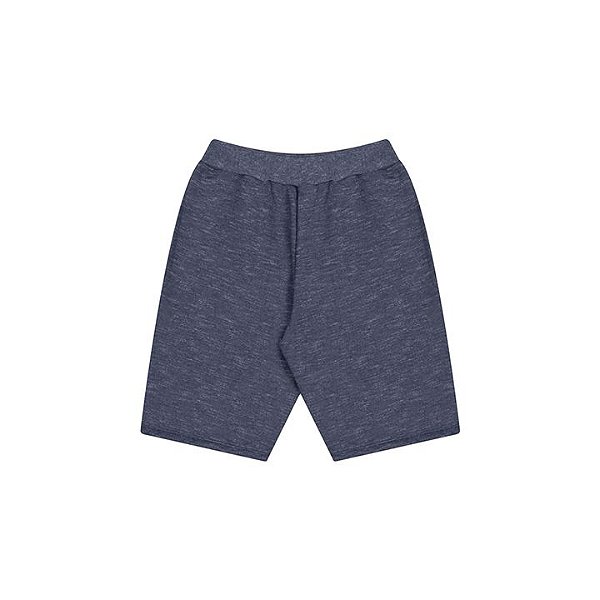 Bermuda moletinho moulinê com bolso cor marinho