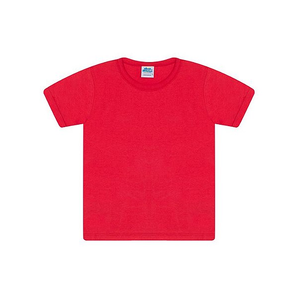 Camisa em meia malha cor vermelho