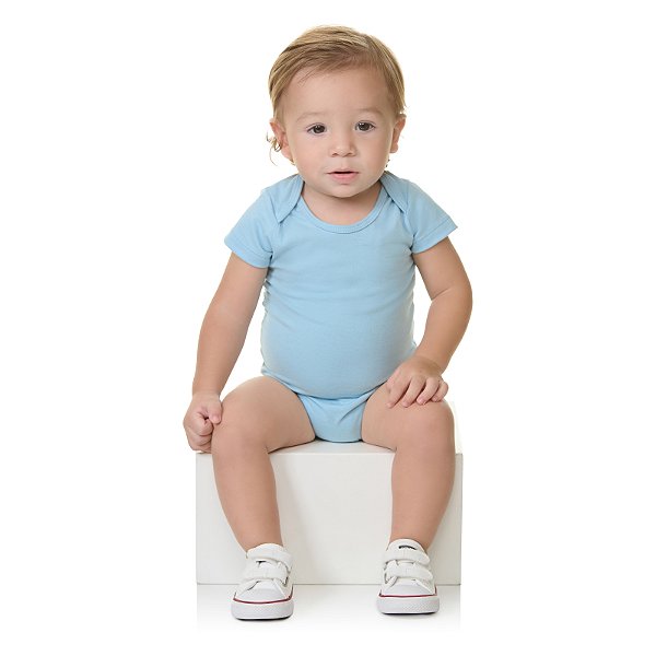 Body masculino em cotton liso