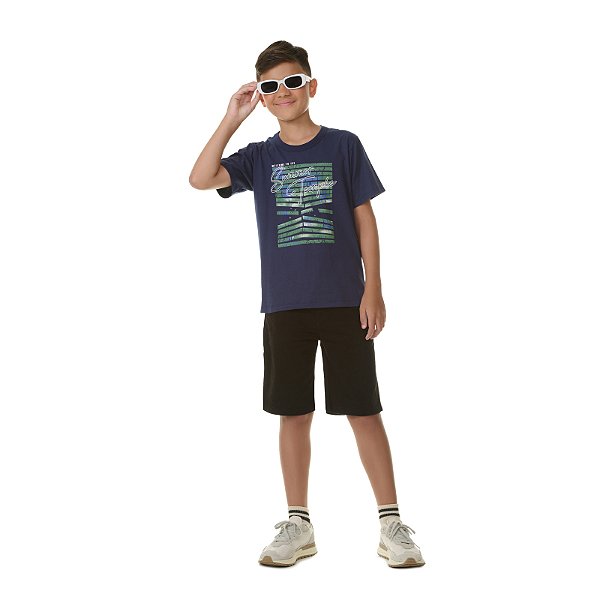 Camiseta masculina em meia malha - summer