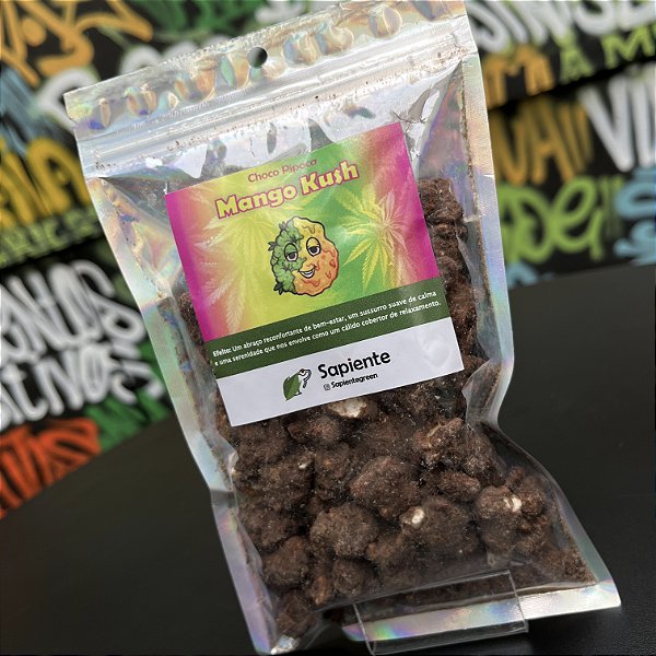 Pipoca De Chocolate Terpenada Sapiente Mango Kush 40g