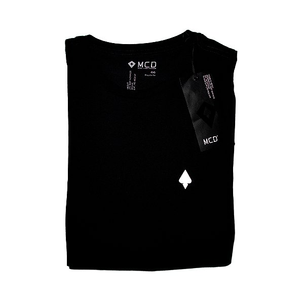 Camiseta Masculina MCD Bieto Barrado Preta