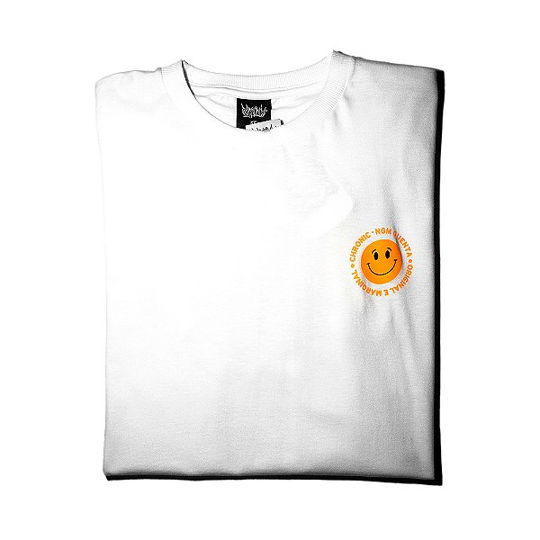Camiseta Masculina Chronic Sério Branca
