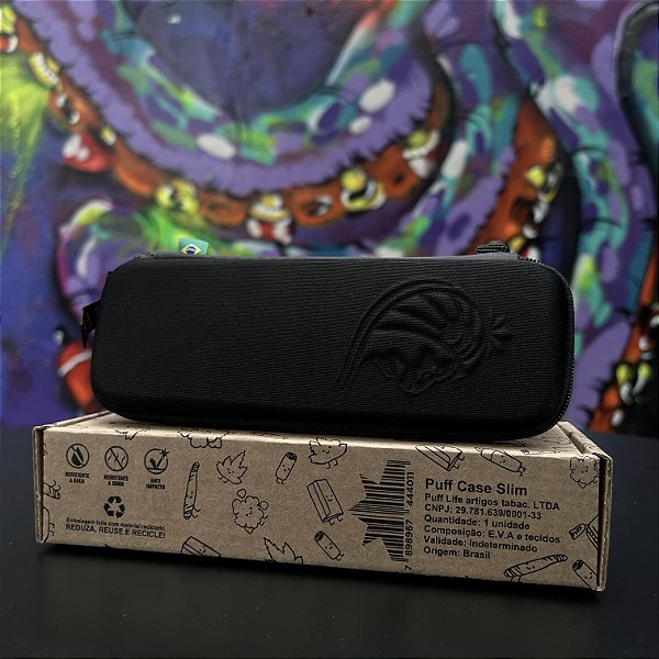 Case Puff Life Slim Preto