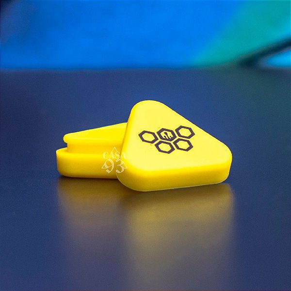 Oil Slick Cultura Dab Triângulo Pote de Silicone 1,5ml