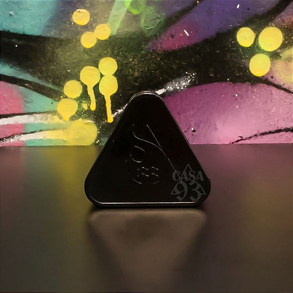 Triturador Squadafum Policarbonato Triangular Preto