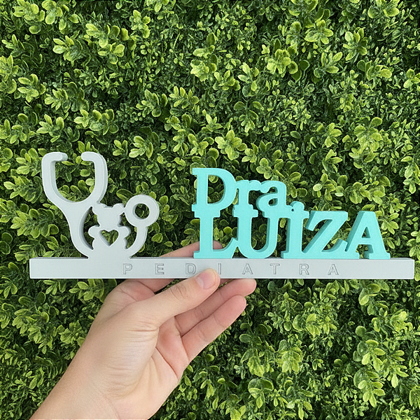 Plaquinha Decorativa Para Pediatra em PVC