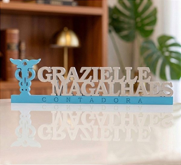 Plaquinha Personalizada Para Contabilidade/contador modelo 2 em PVC