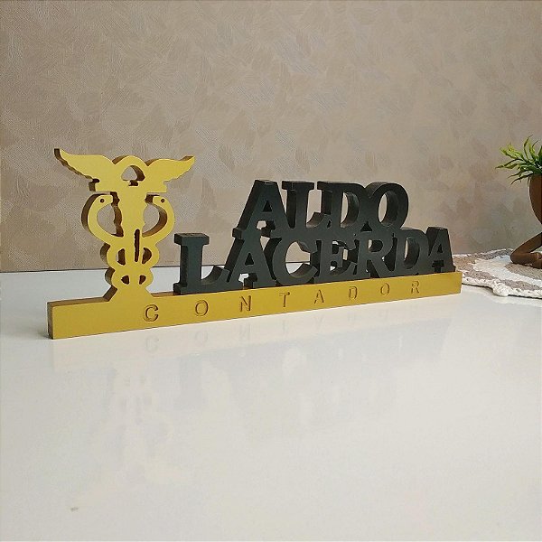 Plaquinha Personalizada Para Contabilidade/contador modelo 2 em PVC