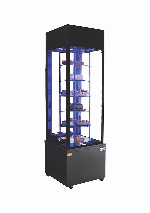 Expositor Giratório Refrigerado Para Bolos Modular Suprema Frilux RF001S