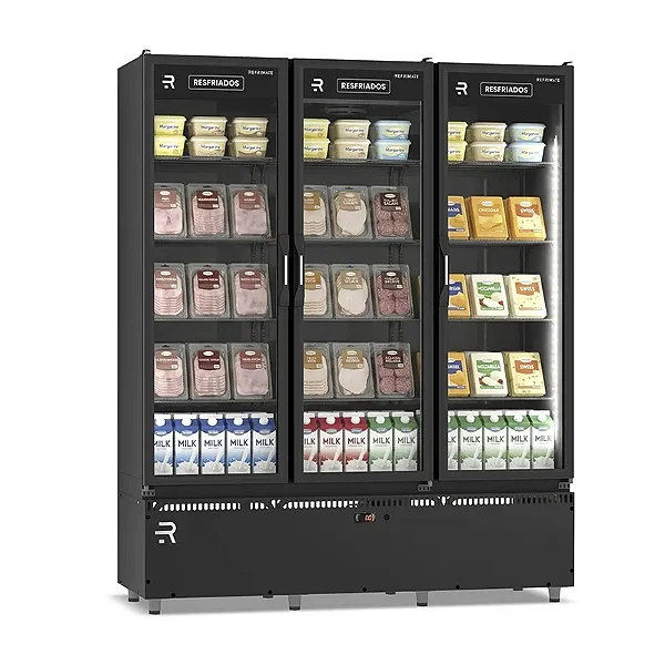 Expositor Auto Serviços 3 Portas Refrimate Vanguard Total Black