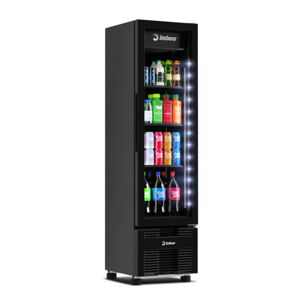 Expositor Refrigerador 230 litros VRS08 Imbera Full Black