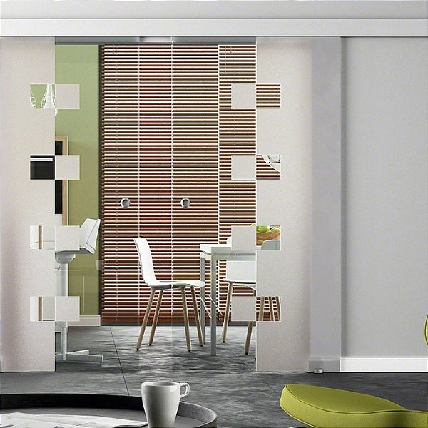 adesivo jateado para porta (309) - 210x100 cm