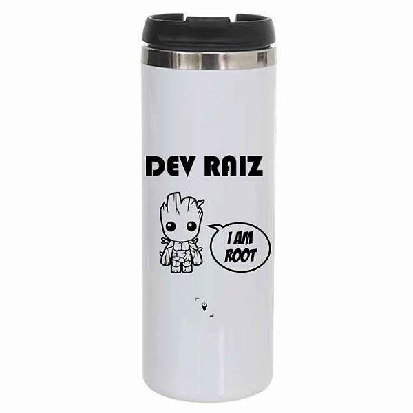 Copo Térmico Inox 330ml - Dev raiz
