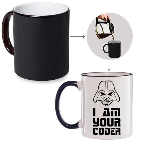 Caneca Mágica I Am Your Coder