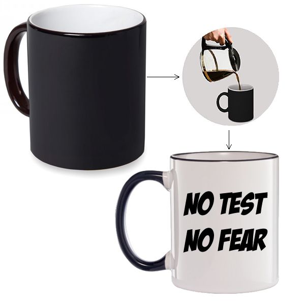 Caneca Mágica No Test, No Fear