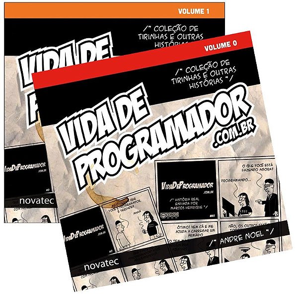 Coleção Livro Vida de Programador - Volume 0 e 1 - com FRETE GRÁTIS