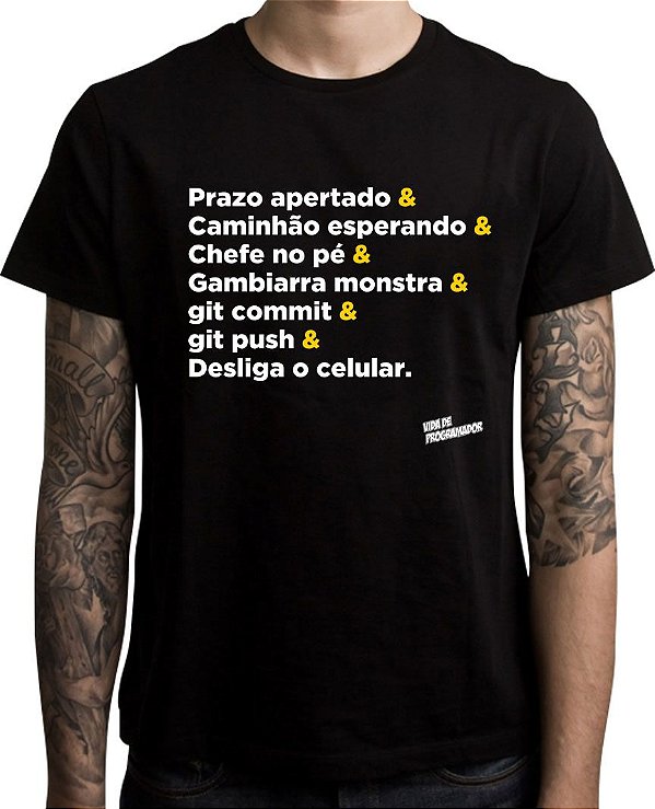 Camiseta Prazo Apertado