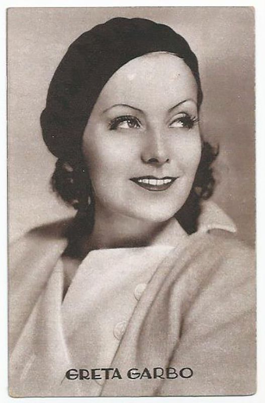 Cartão Postal Antigo Original - Atriz Greta Garbo, Hollywood