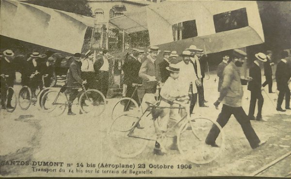 SANTOS DUMONT - Cartão Postal do Transporte do 14 Bis Para o Campo de Bagatelle, 23/10/1906