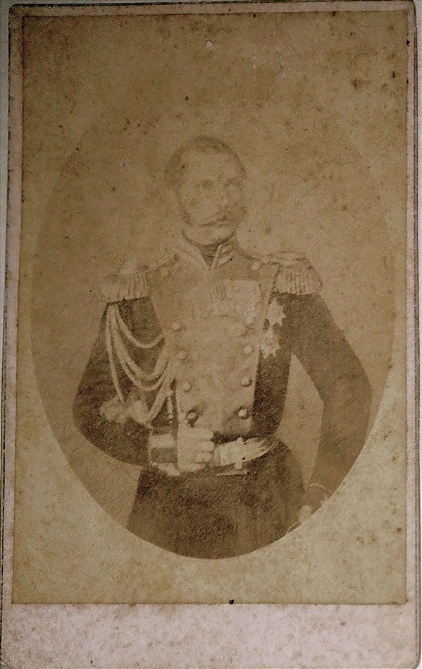 Alexandre II - Imperador  da Russia "o Libertador", 1855 - 1881 -  Fotografia original em Albúmen Carte de Visite