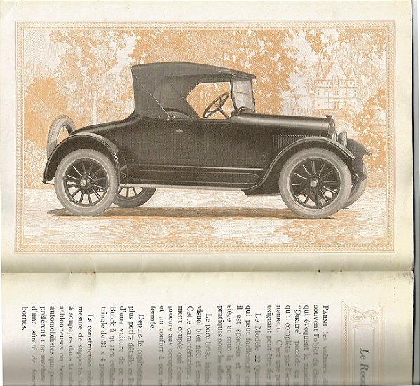 Memorabília Automobilística - Buick -  Livreto publicitário original da década de ´20