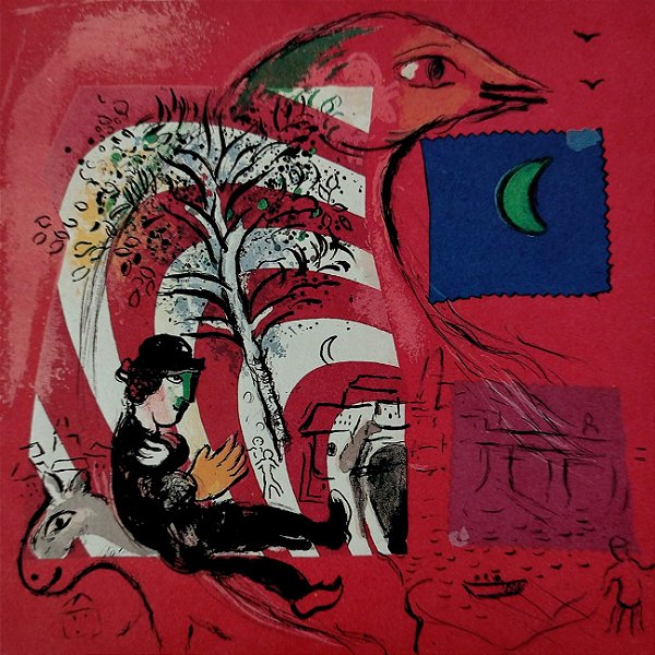 Marc Chagall - Arco Iris - Litografia Original Antiga