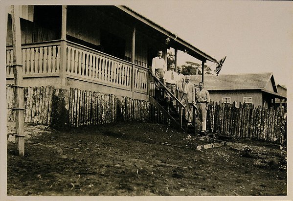 Comitiva do Principe de Gales Edward VIII em visita a Cornélio Procópio, Paraná, em 1931 - Fotografia Original Antiga