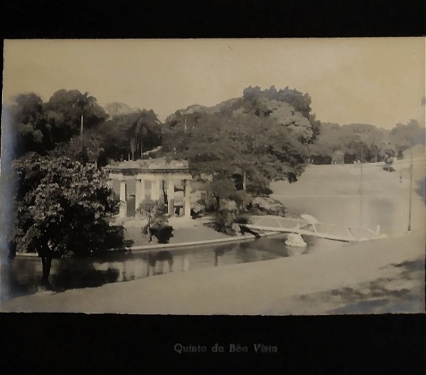 Rio de Janeiro – Quinta da Boa Vista. Fotografia original antiga