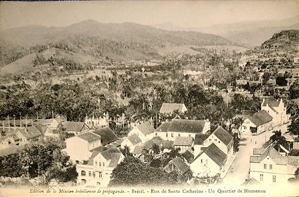 Blumenau – Santa Catarina – Cartão Postal antigo original, não circulado
