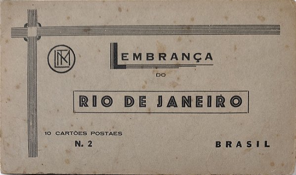 Rio de Janeiro - Álbum Número 2 com 10 fotografias antigas originais. Cada imagem mede 8x12cm