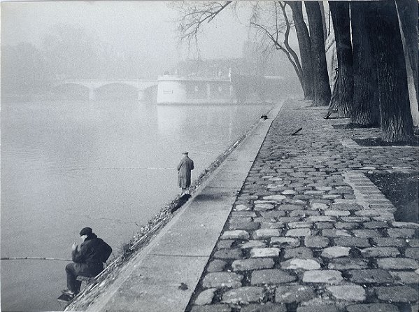 Jean Lecocq - Fotografia original assinada no verso, titulada Manhã de Outono, da década de 60 do século passado