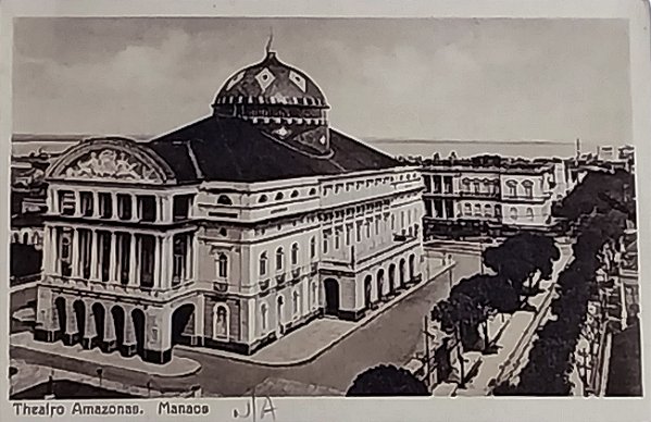 Manaus - Teatro Amazonas - Cartão Postal Antigo Original, Não Circulado