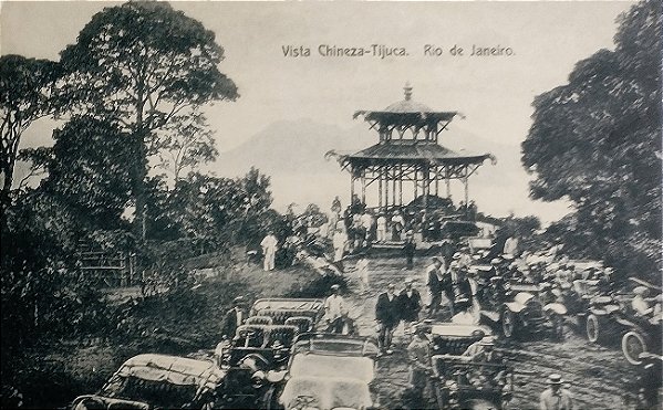 Rio de Janeiro - Vista Chinesa, Tijuca - Cartão Postal Antigo, Original da época, não circulado