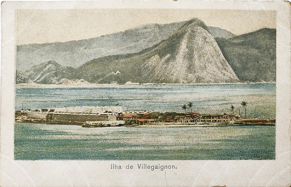 Rio de Janeiro - Ilha de Villegaignon - Raro Cartão Postal Antigo, Não Circulado
