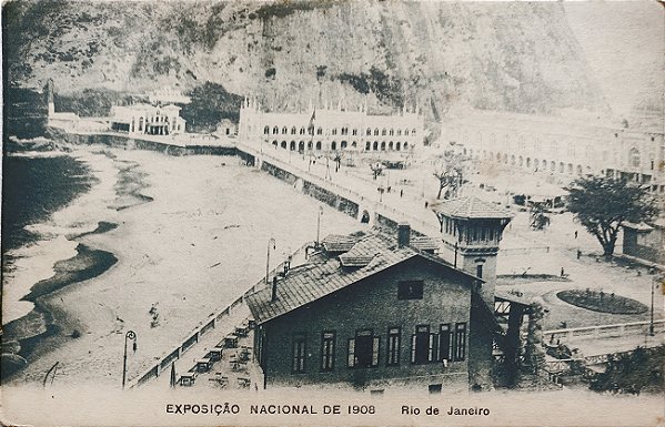 Rio de Janeiro - Exposição Nacional de 1908 - Vista Geral - Cartão Postal Antigo Original
