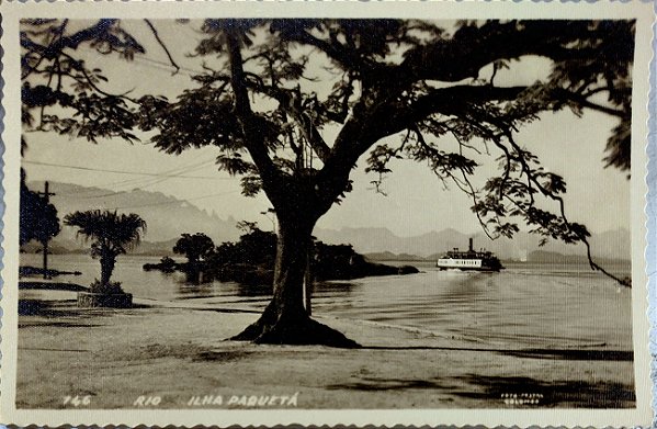 Rio de Janeiro, Ilha Paquetá - Cartão Postal Antigo Original