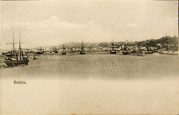Bahia -  Cartão Postal Antigo Original, Vista do Porto, Não Circulado