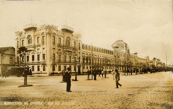 Rio de Janeiro - Ministério da Guerra - Cartão Postal Antigo Original, Não Circulado